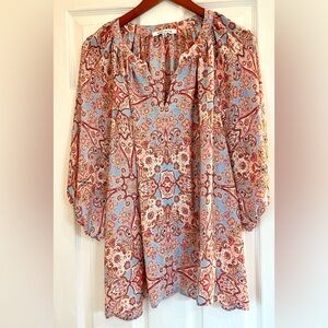 Floral Paisley Women's Top